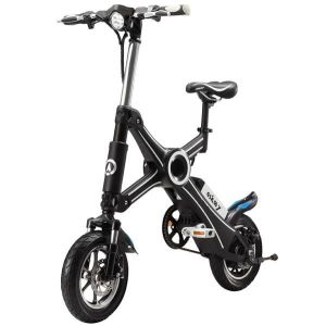 Buy cheap Black Popular 500W Two Wheel foldable electric bicycle with Brake from wholesalers