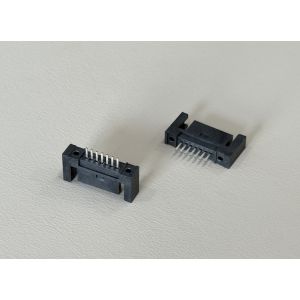 13 Pin SATA board mount connector, 1.27mm pitch vertical SMT PCB connector for