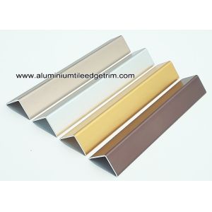 Buy cheap Decorative Drywall Aluminum Corner Guards With Brushed Effect 1.5mm Thickness from wholesalers