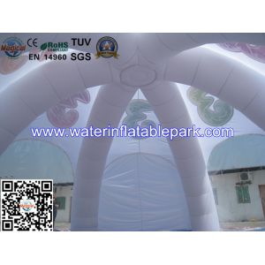 Waterproof 6 Legs Inflatable Tent / Inflatable Spider Tent Hiking Equipment