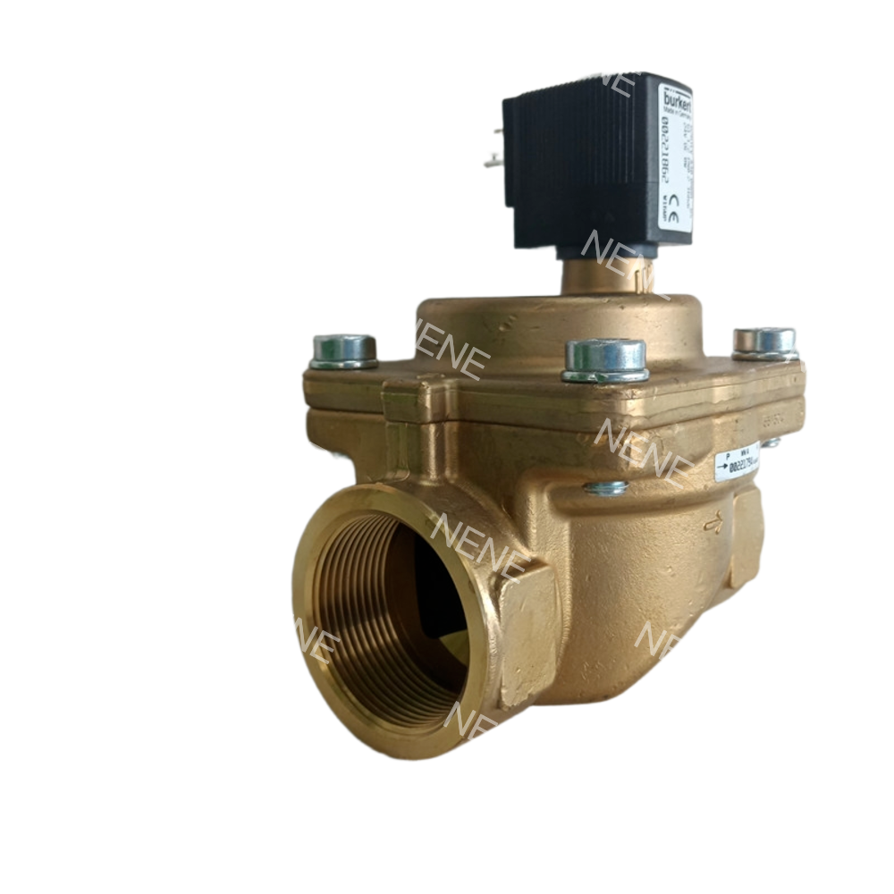 Buy cheap Burkert Solenoid Valve 00221849 6281 G3/4 2/2 Normally Closed 13.0 Flow Hole NBR Sealed Brass Valve Body AC220V 8W 0.2-16bar -10~+80 ℃ from wholesalers