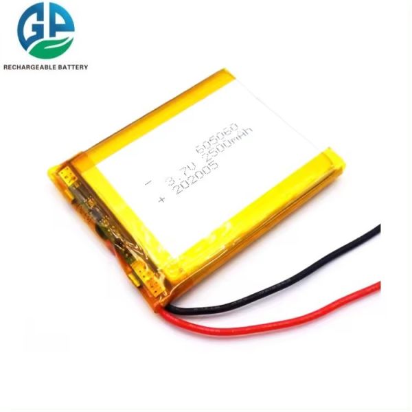 Buy cheap KC Rechargeable 3.7v Lithium Polymer Battery Li Ion Lipo Battery 2500mah 605060 from wholesalers