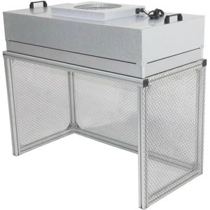 China 50HZ 60HZ Vertical Flow Hood , HEPA H14 FFU 110V 220V Laminar Airflow Hood on sale