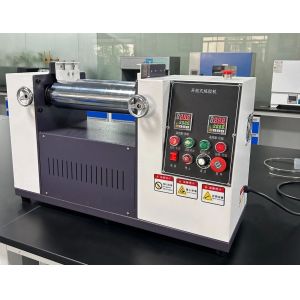 Buy cheap Reliable Quality Large Working Capacity Rubber Refining Mill with SUS304 Stainless Steel Hopper and Manual Control from wholesalers