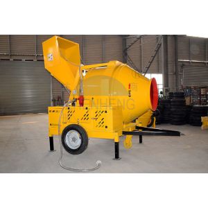 JZR500 Diesel Engine Reversing Drum Hydraulic Hopper Concrete Mixer