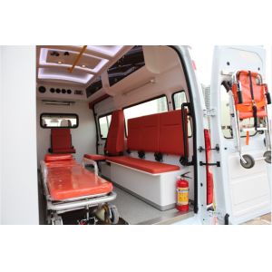 Buy cheap Ford Long Axle Medical Emergency Ambulance 9 Seat Front Rear Drive 4×2 from wholesalers