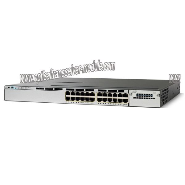 Buy cheap Cisco Network Switch WS-C3750X-24P-E 24 PoE+ Ports SFP+ IP Service License Gigabyte from wholesalers