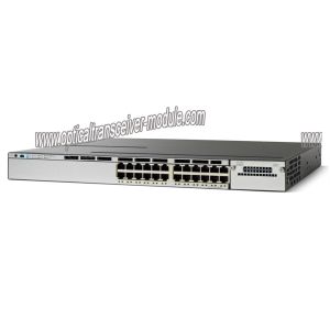 Buy cheap Cisco Network Switch WS-C3750X-24P-E 24 PoE+ Ports SFP+ IP Service License Gigabyte from wholesalers