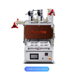 MAP Plastic Food Tray Sealing Machine 200 Degrees With ISO9001