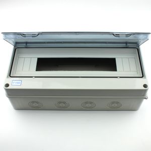 Buy cheap HT 18 Way IP65 Waterproof Outdoor Electrical Enclosure Plastic Distribution Solar PV Combiner Box from wholesalers