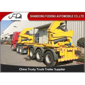 40ft Side Loader Trailer Loading Capacity 40 Tons FUWA 13 Ton Axle