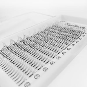 Buy cheap Natural Black Premade Volume Fans Customized Package 8 - 18mm Length from wholesalers