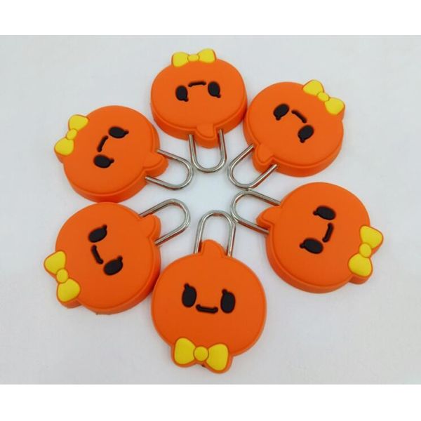 Quality Custom Garment Accessory 3d Soft PVC Zipper Puller / Bags And Suitcases Zipper Slider for sale