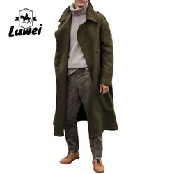 Buy cheap Winter Long Trench Overcoat Chaqueta Moto Kurtka Utility Blouson over Sized Classic Teddy Coat Men Jacket from wholesalers