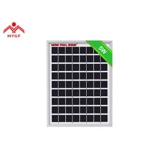 Buy cheap Durable 5W Polycrystalline Solar Panel High Module Conversion Efficiency product