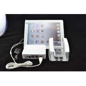 Buy cheap COMER new design acrylic display tablet stand and display case with alarm controller system from wholesalers