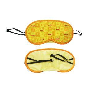 Buy cheap Cute Pattern Sleeping Blindfold Eye Shade With Durable Yellow Polyester Material from wholesalers