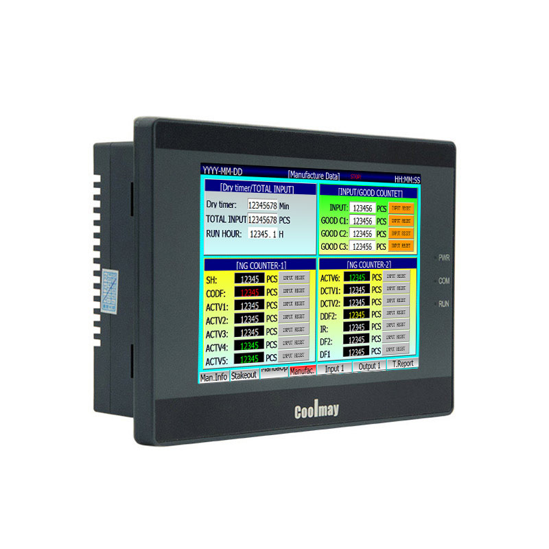 Buy cheap 5 Inch Touch Screen HMI PLC Combo 32 Bit HMI PLC Controller Max 4AI/2AO from wholesalers
