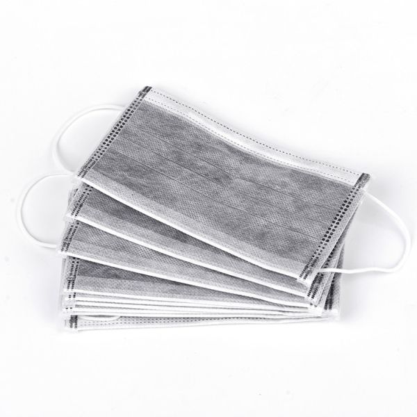 Quality Plain Shape Disposable Face Masks / Sanitary Earloop Procedure Masks for sale