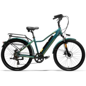 China 400W Motor 18AH Portable Mountain Bike 6061 Aluminum Alloy Frame Double Wall Rim on sale