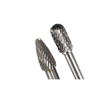 Buy cheap Taper Head Tungsten Carbide Rotary Burrs Crosscut Teeth Cutter High Strength from wholesalers