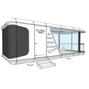 Buy cheap Stylish And Modern Space Capsule Home 8 Tons For Better Living Experience Capsule Tiny House from wholesalers