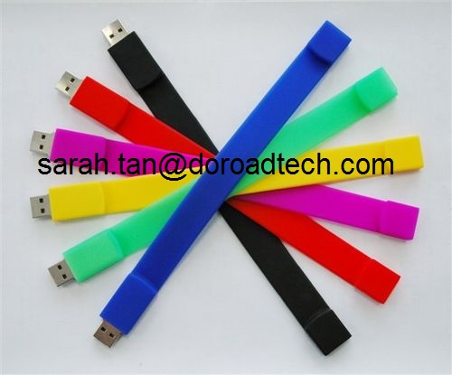 Quality Bracelet Silicone USB Flash Drives for sale