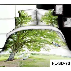 Buy cheap 3D Reactive Printed Sheet Set Cotton Bedding Set from wholesalers