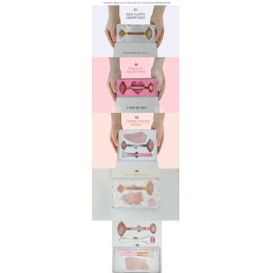 2021 Custom Face Body Jade Roller And Gua Sha Set