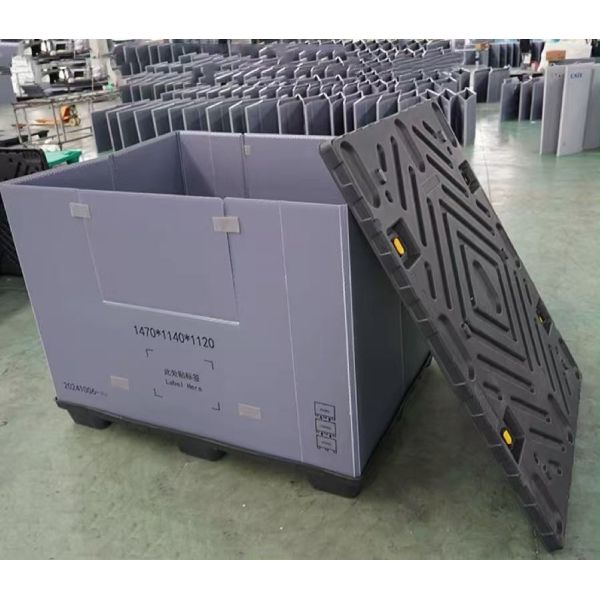 Buy cheap UV Resistant Foldable Pallet Box Vented Bulk Reusable Containers 1200x1000x975mm from wholesalers