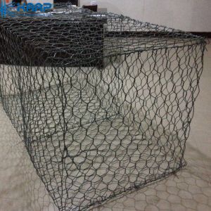 China Anticorrosive Hexagonal Galvanized 3mm Gabion Baskets Wall on sale