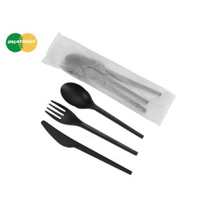 Buy cheap 6.5 CPLA Disposable CPLA Cutlery Set Compostable PLA Biodegradable from wholesalers