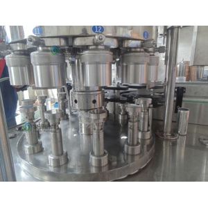 3 in 1 Monoblock Beverage Filling Machine 2000bph For Carbonated Drinks