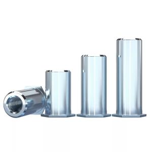 Buy cheap 8.8 Grade Carbon Steel Galvanized Hexagon Head Blind Hole Rivet Stud with DIN Standard from wholesalers