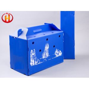 Buy cheap Multifunctional Moistureproof Durable Corrugated Plastic Pet Carrier Stackable product