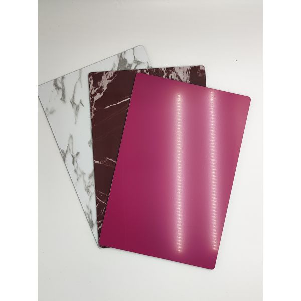 Quality Custom Metallic Silver ACP Sheet , Anodized PVDF Coated Aluminium Sheets for sale