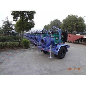 Buy cheap Trailer Diesel Water Pump Set With Cummins Diesel Engines For Agriculture irrigation from wholesalers