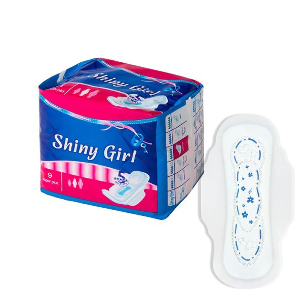 Buy cheap Nice Quality Blue printing pattern Women Winged Sanitary Pads For Girl Sanitary Napkins Sanitary Towel Pads from wholesalers