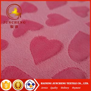 Buy cheap 2018 New arrival heart design 2mm minky plush fabric from wholesalers