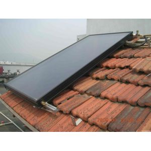 Buy cheap black chrome coating flat plate solar collector from wholesalers