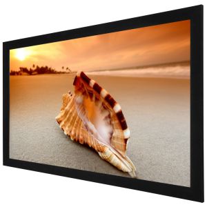 Acoustically Transparent Fabric Fixed Frame Screen with 10Cm Velvet Aluminum