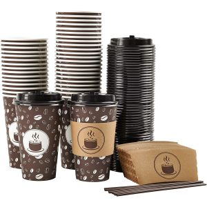 Buy cheap Sugarcane Bagasse Eco Friendly Disposable Coffee Cups 16Oz With Lid from wholesalers