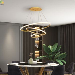 Buy cheap Mirror Titanium Home Art Baking Paint Gold LED Nordic Pendant Light from wholesalers