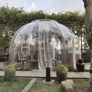 Buy cheap Outdoor 6m Geodesic Dome Diameter 5m Transparent Igloo Tent from wholesalers