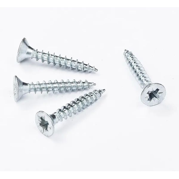 Quality CSK Head Chipboard Screw With 6 Ribs Phillips Drive Type For Home Improvement for sale