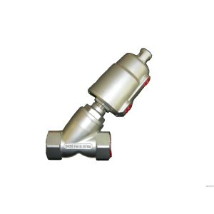 Buy cheap Large Flux Stainless Steel 16 Bar Pneumatic Angle Seat Valve from wholesalers