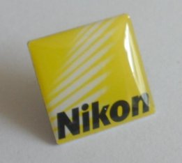 Buy cheap Nikon style customed size enamel lapel pin badge from wholesalers