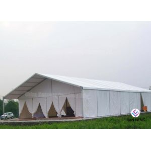 Buy cheap Different Sized Custom Event Tents With White PVC Fabric For Exhibition , Warehouse from wholesalers