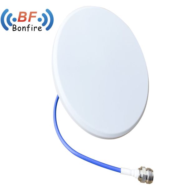 698-4000MHz Microwave Siso Indoor Ultrathin Omni Antenna with 4.3-10-F Connector