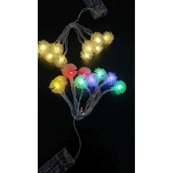 Quality Firework Copper Wire LED Lights 8 Modes String Fairy Lights with Remote Control Waterproof Hanging Starburst Lights for Parties for sale